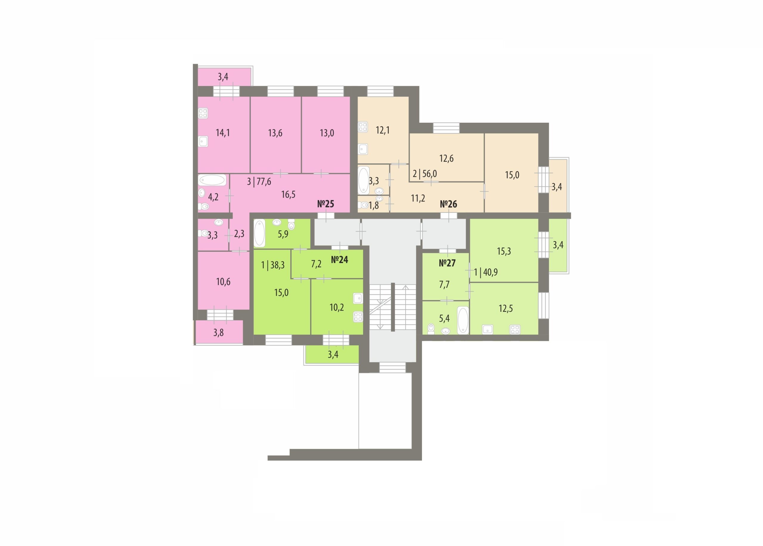 2 секция, 2 этаж